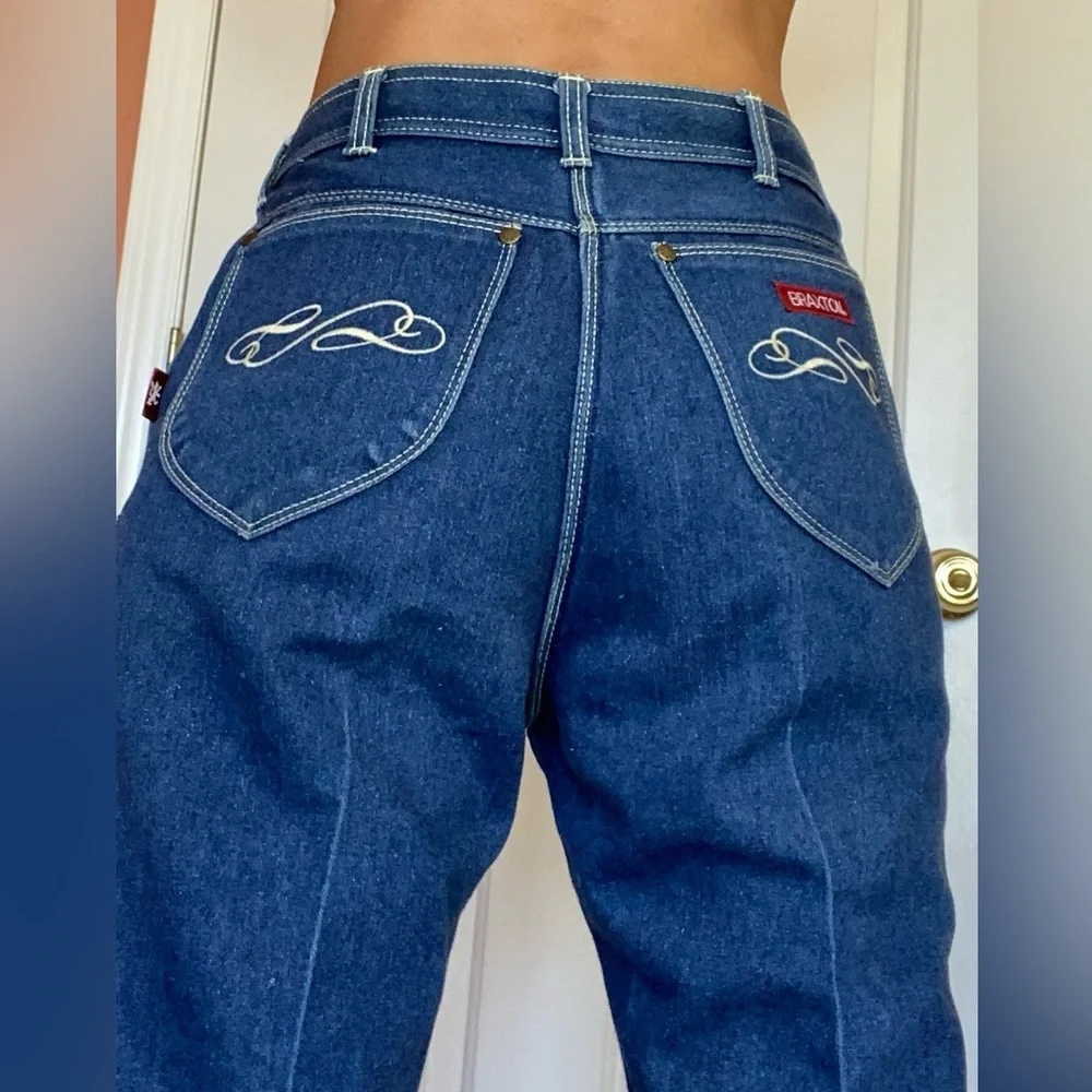 VINTAGE Braxton Stretch Jeans 1980 - Picture 3 of 15